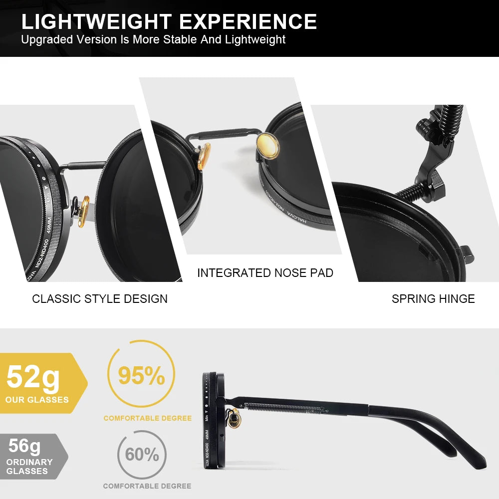Polarized Round Sunglasses